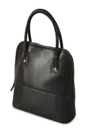 Green Hermitage Theia Vegan Leather Shoulder Bag (Black)