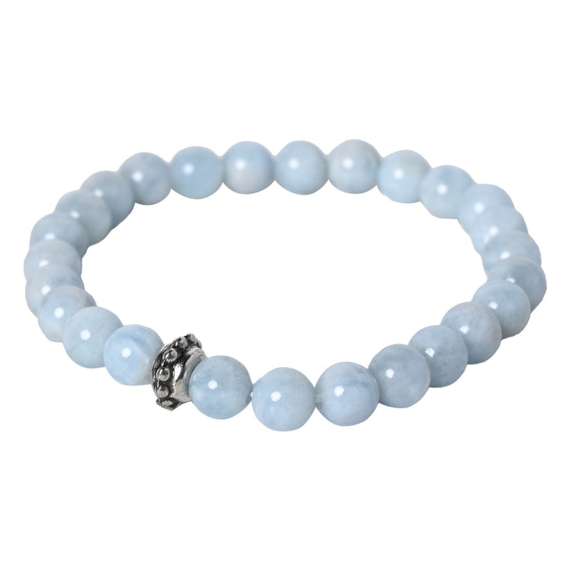 Radiate Calmness with our Aquamarine Healing Gemstone Bracelet - Unlock Healing Benefits for Your Loved One
