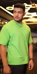 Oversized Men T-shirt in Bio Green