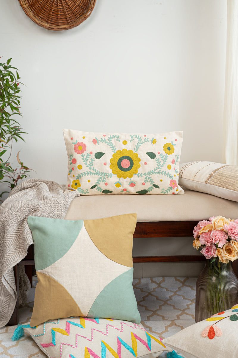 Handcrafted Organic Cushion Cover