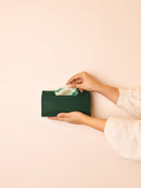 Whitefire Vegan Leather Lena Wallet in Pine Green