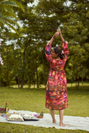 The Conscious Closet By The Sunset Printed Detachable Dress