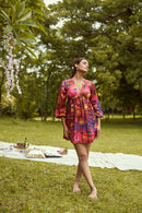The Conscious Closet By The Sunset Printed Detachable Dress