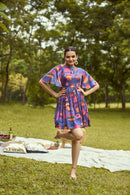 The Conscious Closet Dreamy Sunset Printed Detachable Dress