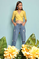 Earth Republic 100% Sustainable Moss Lilly Handcrafted Top
