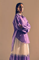 Circular fashion Amethyst Drop shoulder shirt