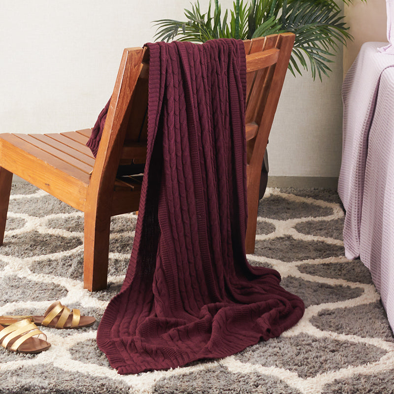 Buy Greendigo Retail Private Limited Organic Berry Snuggly Blanket Throws &  Blankets at UpcycleLuxe - Buy on Upcycleluxe