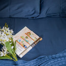 Organic Navy Signature Sateen Sheet Set