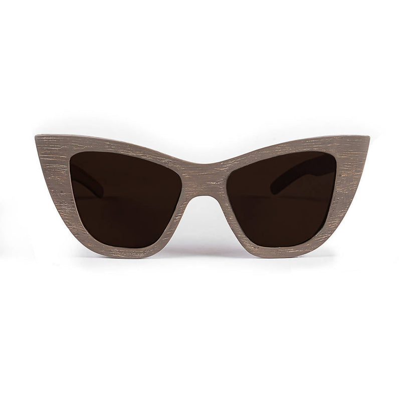 Wooden look sleek ethically crafted Alorna Sunglasses