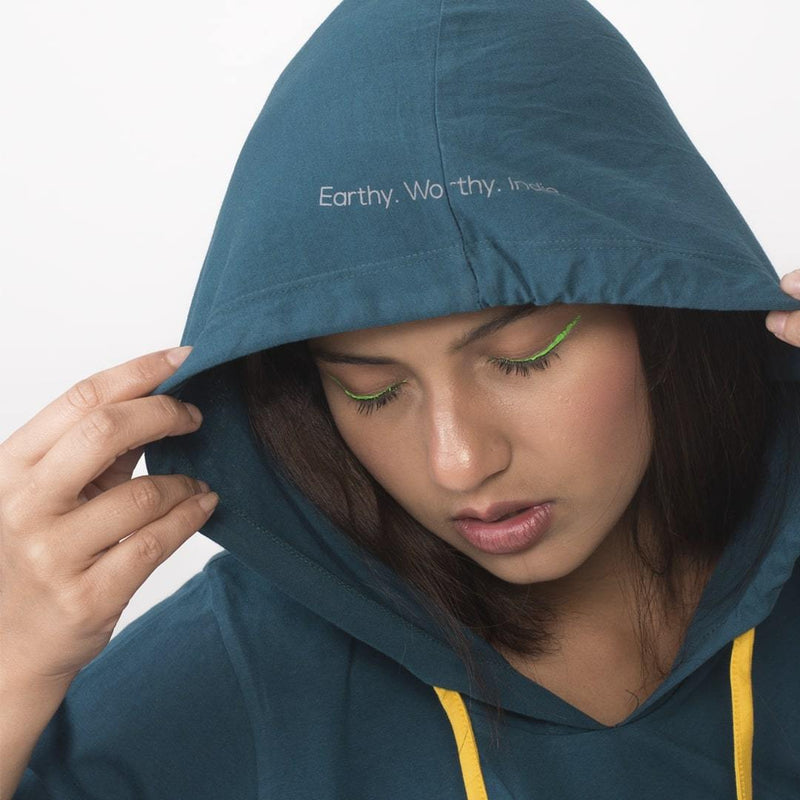 Relaxed Fit Organic Cotton Women's Hoodie