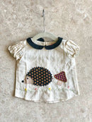 Ethically Made Hedgehog top (Girls)