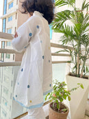 Ethically Made Jamdani Muslin Dress