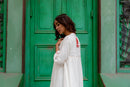 Shvet A-line Panelled Handloom Cotton Dress