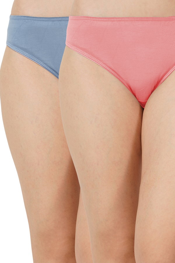 Bamboology Anti-Bacterial Bamboo Fabric Low Waist Underwear (Pack Of 2)
