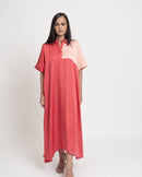 Upcycled Coral Dress