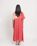 Upcycled Coral Dress