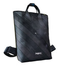 Jaggery Noir Day Tripper Backpack in Rescued Car Seat Belts