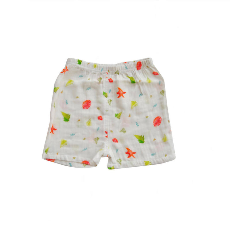 Ethically Made Wild Maple Organic Muslin Shorts and Tee Set