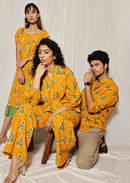 Earth Republic 100% Cotton Ikat Ambereez Handloom Co-Ord Set
