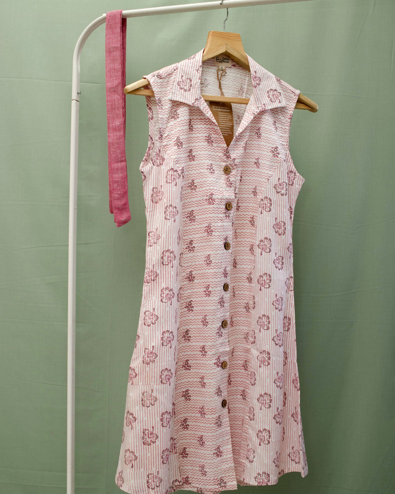 Ethical Dress for Women in Lotus Pink