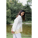 AC By Aratrika Chauhan 100% Organic Cotton Linen White Shirt