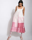 The Loom Art  Dreamy Canvas Long Chanderi Silk Top