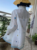 Ethically Made Jamdani Muslin Dress