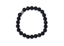 Bamboology Unisex Obsidian Bracelet - Black