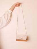 Whitefire Vegan Leather Lena Wallet in Cream Beige