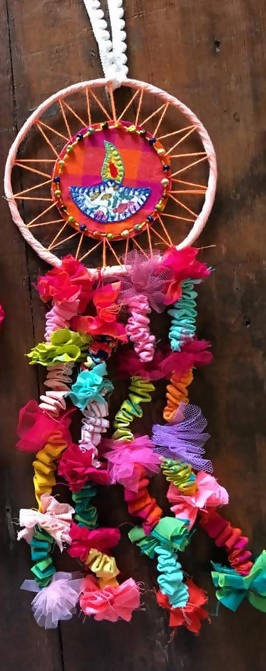 Use Me Works Floral Dream Catcher
