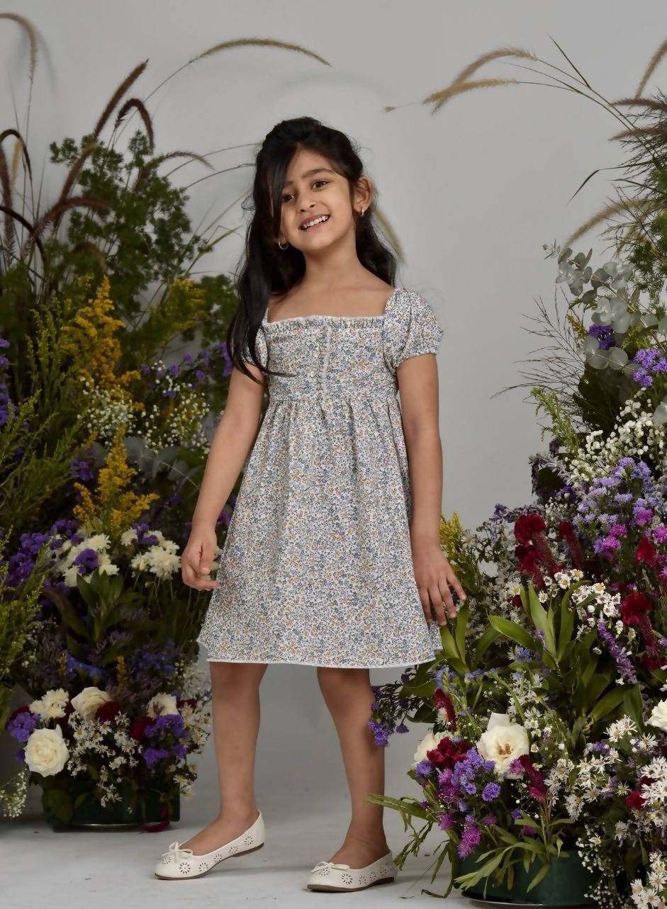 Girls ditsy outlet dress