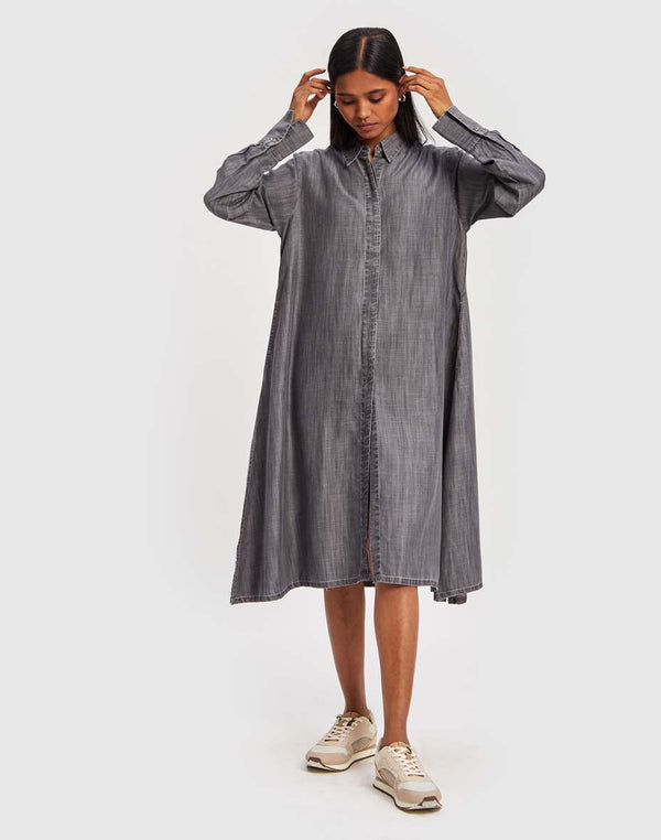 Reistor Tencel The Everyday Dress in Grey