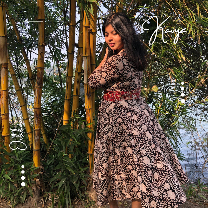 Kavya Upcycled Fit & Flare Dress