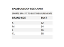 Bamboology Natural Bamboo Fabric Sports Bra Bold