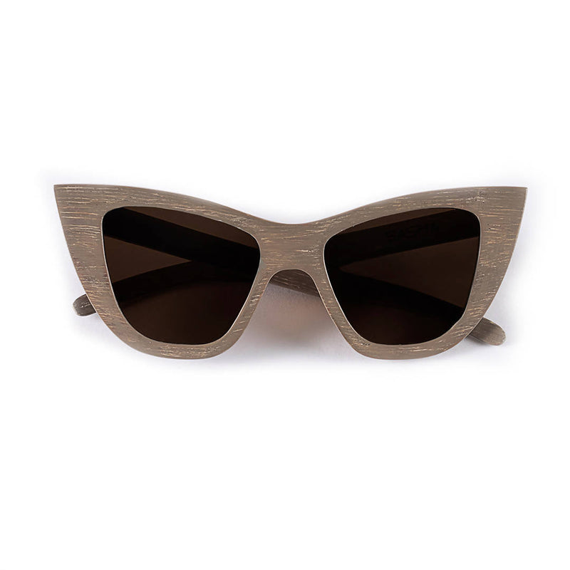 Wooden look sleek ethically crafted Alorna Sunglasses