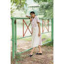 AC By Aratrika Chauhan 100% Organic Handloom Embroidered Jacket - Dress