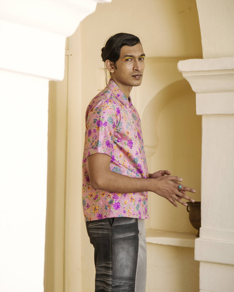 Summer Ready Stylish printed half sleeves Opal Shirt for men