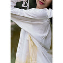 AC By Aratrika Chauhan 100% Organic Cotton Linen White Shirt