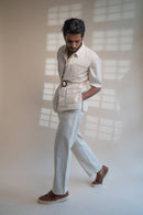 100% Organic Cotton Dawning Unisex Vest & Pleated Pants Set