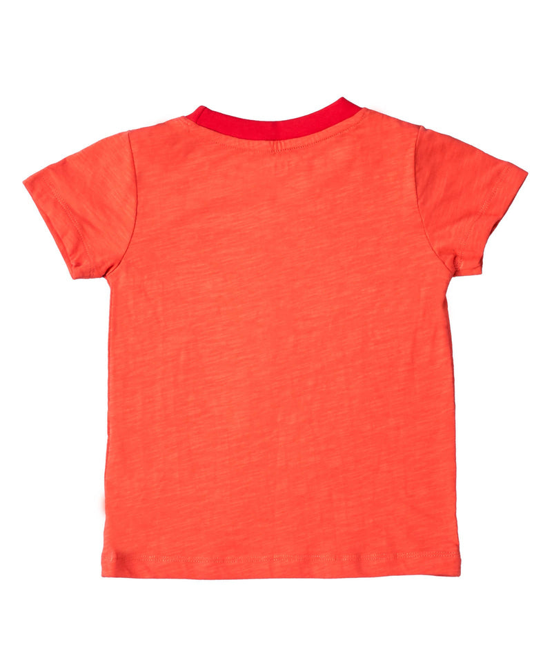 Organic Tangarine Playtime Tshirt with Half Sleeves