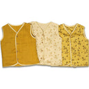 Ethically Made Unisex Classic Yellow Jhabla set of 3