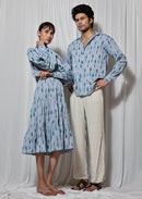 Earth Republic 100% Cotton Ikat Alice Handloom Dress