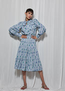 Earth Republic 100% Cotton Ikat Alice Handloom Dress