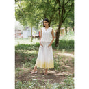 AC By Aratrika Chauhan 100% Organic Cotton Linen White Skirt-Top