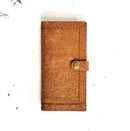 VEGAN COCONUT LEATHER YASTI WALLET - BROWN
