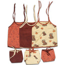 Ethically Made Unisex Classic Maroon Jhabla set of 3