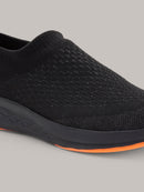 Roar For Good Black Slip on Shoes for Men | Soft Cushion Insole, Slip-Resistance, Dynamic Feet Support & Arch Support | Made from recycled PET bottles