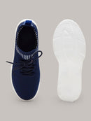 Roar For Good Navy Blue Casual Shoes for Women | Soft Cushion Insole, Slip-Resistance, Dynamic Feet Support & Arch Support | Made from recycled PET bottles | Fashionable and stylish