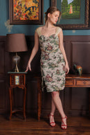 Label Muslin Sand Scrip Skirt Set