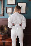 Label Muslin Strokes Corset Shirt